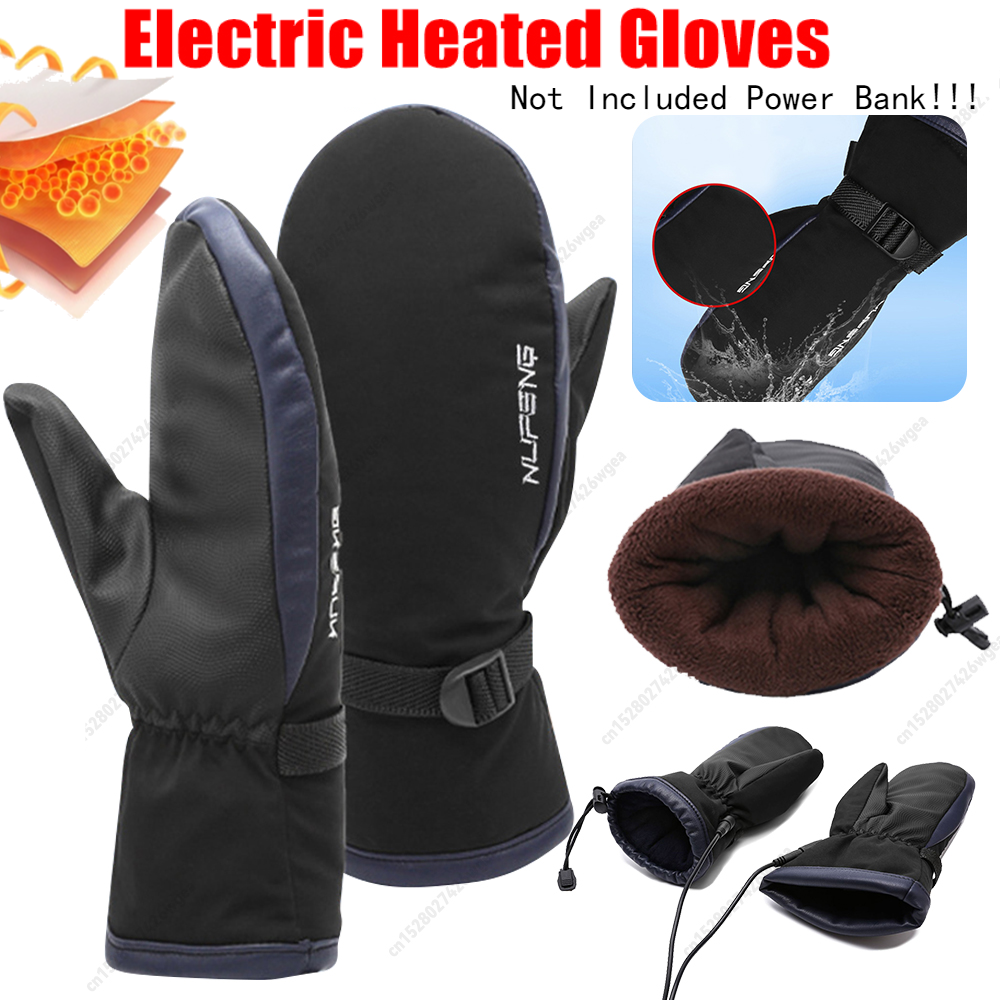 Cycling Hand Gear - 1 Pair Hand Warmer Gloves USB