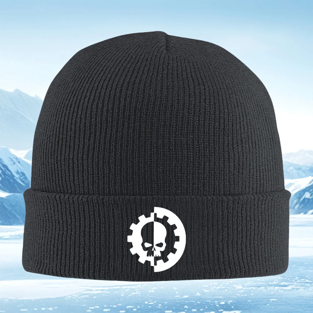 Cycling Gear To Keep You Warm - Skull and gear logo design Men