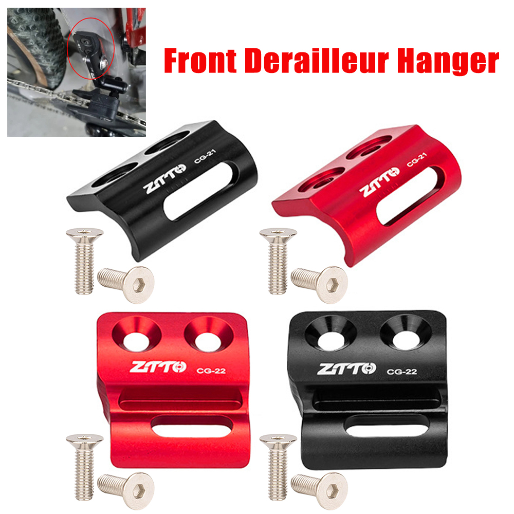 Cycling Gear Hanger - Bicycle Front Derailleur Hanger Aluminum Alloy