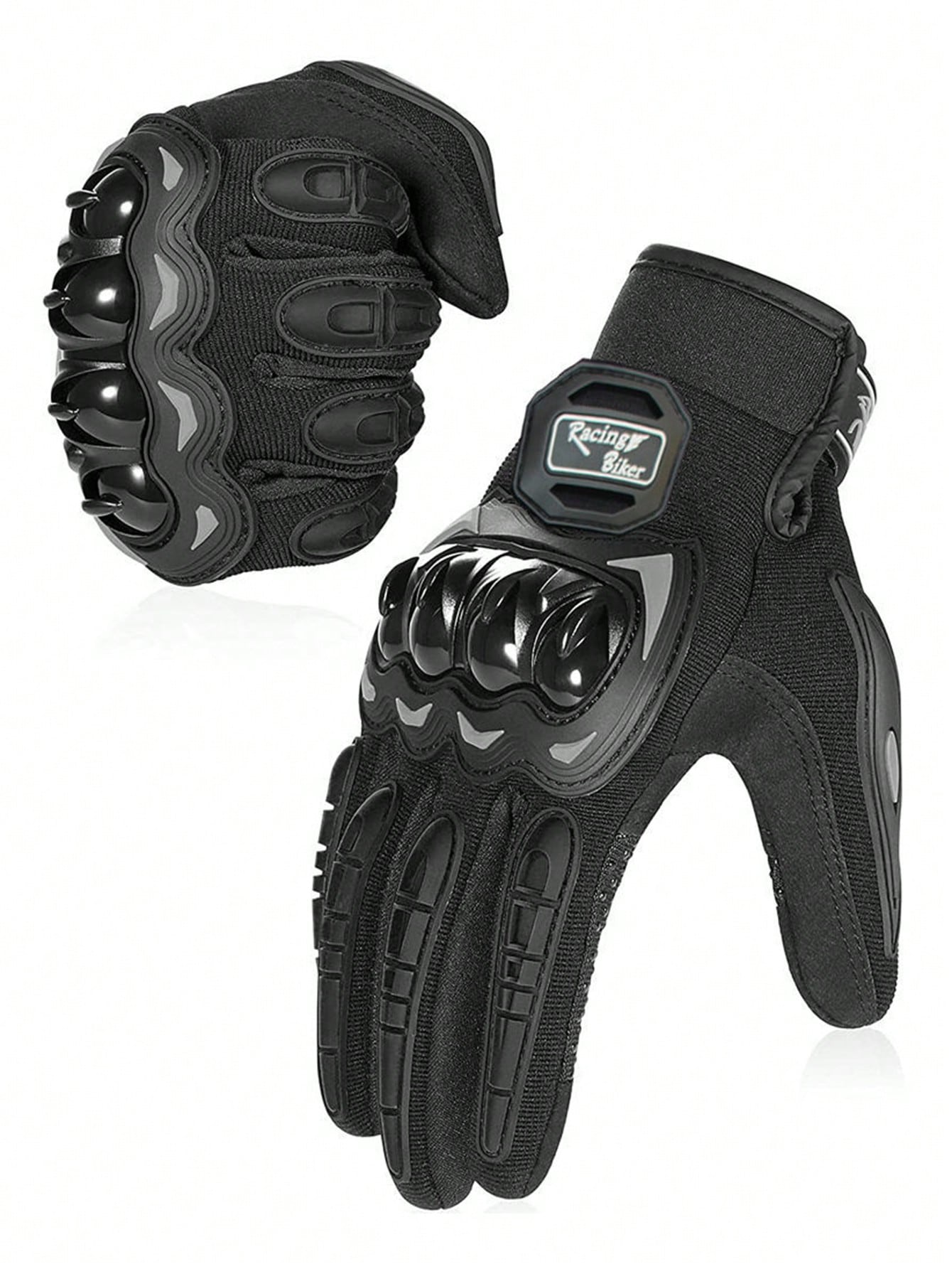 Cycling Gear To Keep You Warm - Warm black touch screen motorcycle gloves
