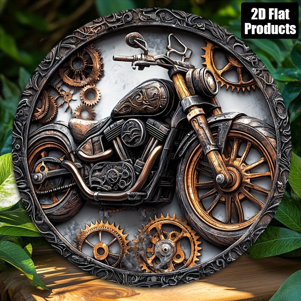 Vintage Cycling Gear - Motor cycle Vintage Metal Sign -