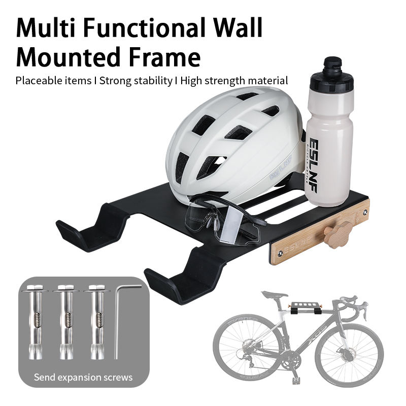 Cycling Gear Wall Mount - Bike One Stop Storage Aluminum Steel