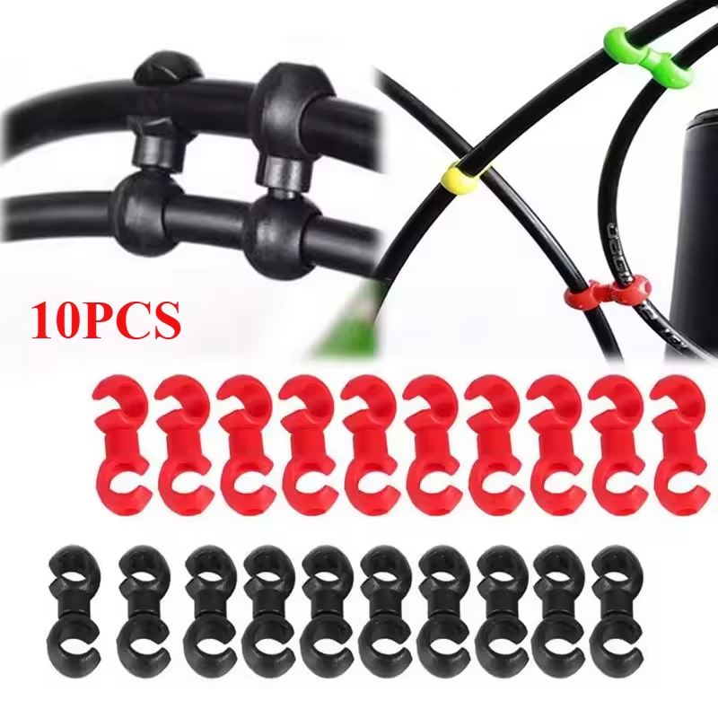 10pcs/set Bike Cross Line Clip - Cycling Gear Parts avaliação e preço