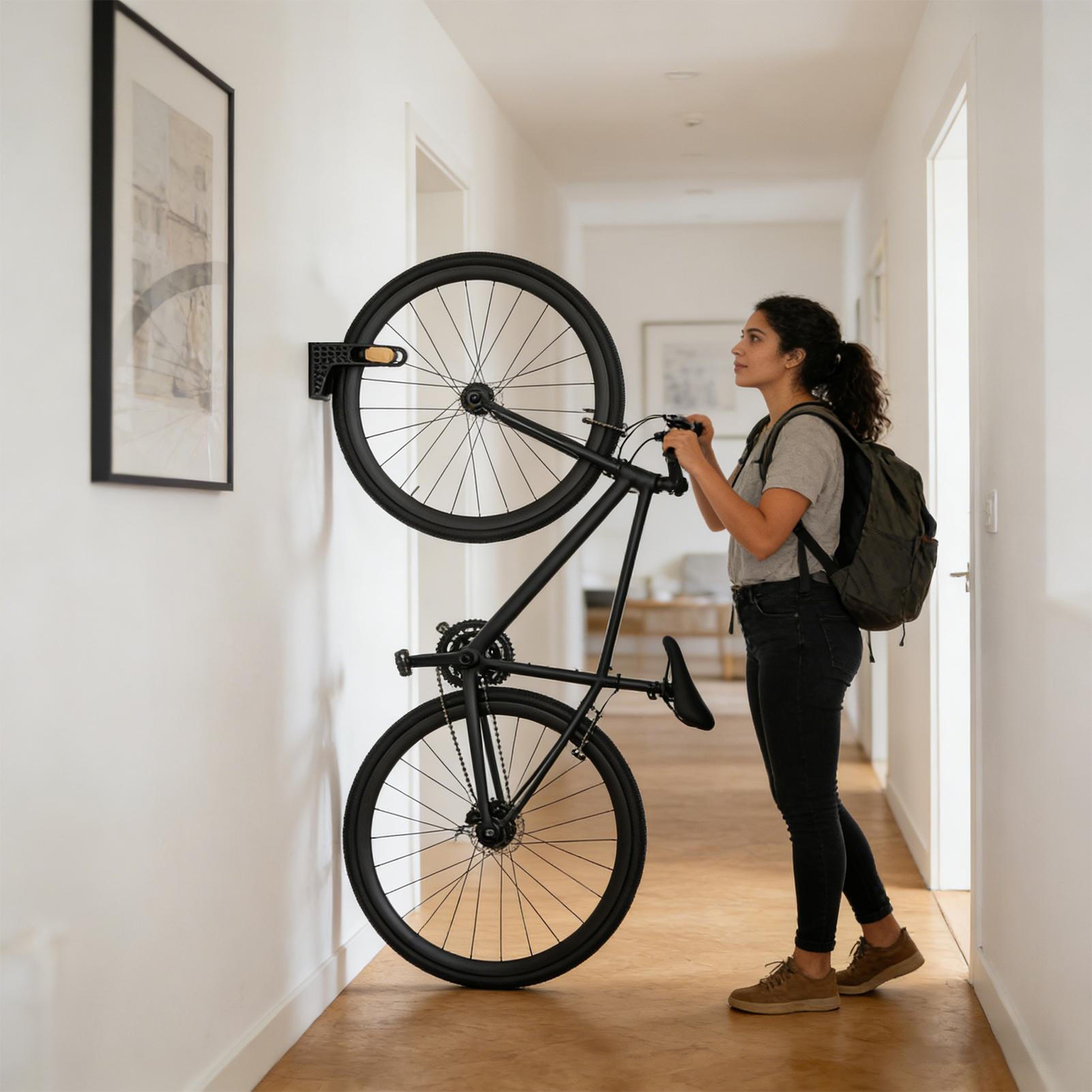 Road Bike Hanging Rack Wall Bi - Cycling Gear Wall Mount avaliação e preço