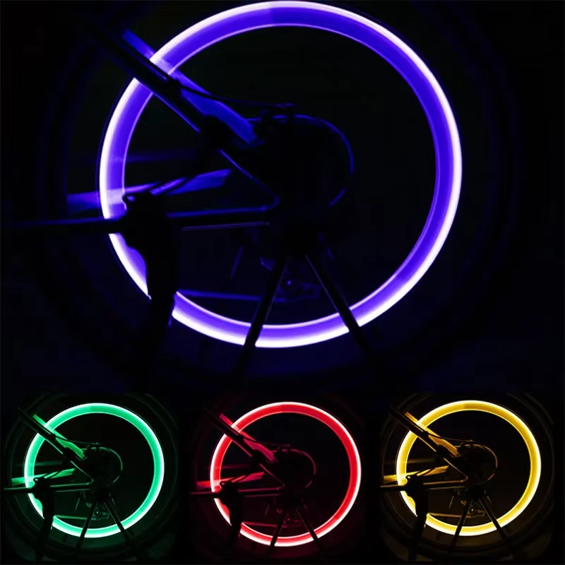2PCS Bicycle Lights Motion Sen - Road Bike Tire avaliação e preço