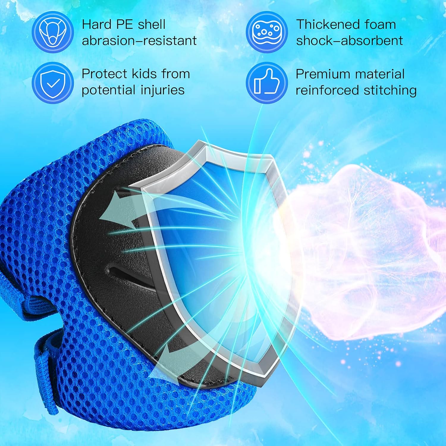 Kids Protective Gear Set Knee  - Cycling Gear Padding avaliação e preço