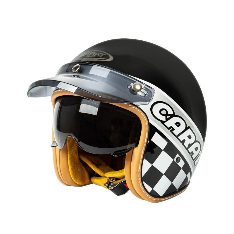 DOT Approved New Retro 3/4 Mot - Vintage Cycling Gear avaliação e preço