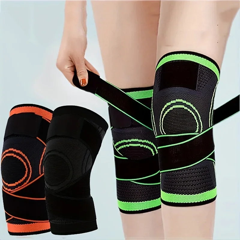 1PC Sports Knee Pad Men Pressu - Cycling Gear Padding avaliação e preço