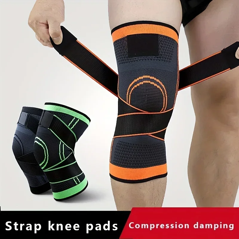 1PC Sports Knee Pad Men Pressu - Cycling Gear Padding avaliação e preço