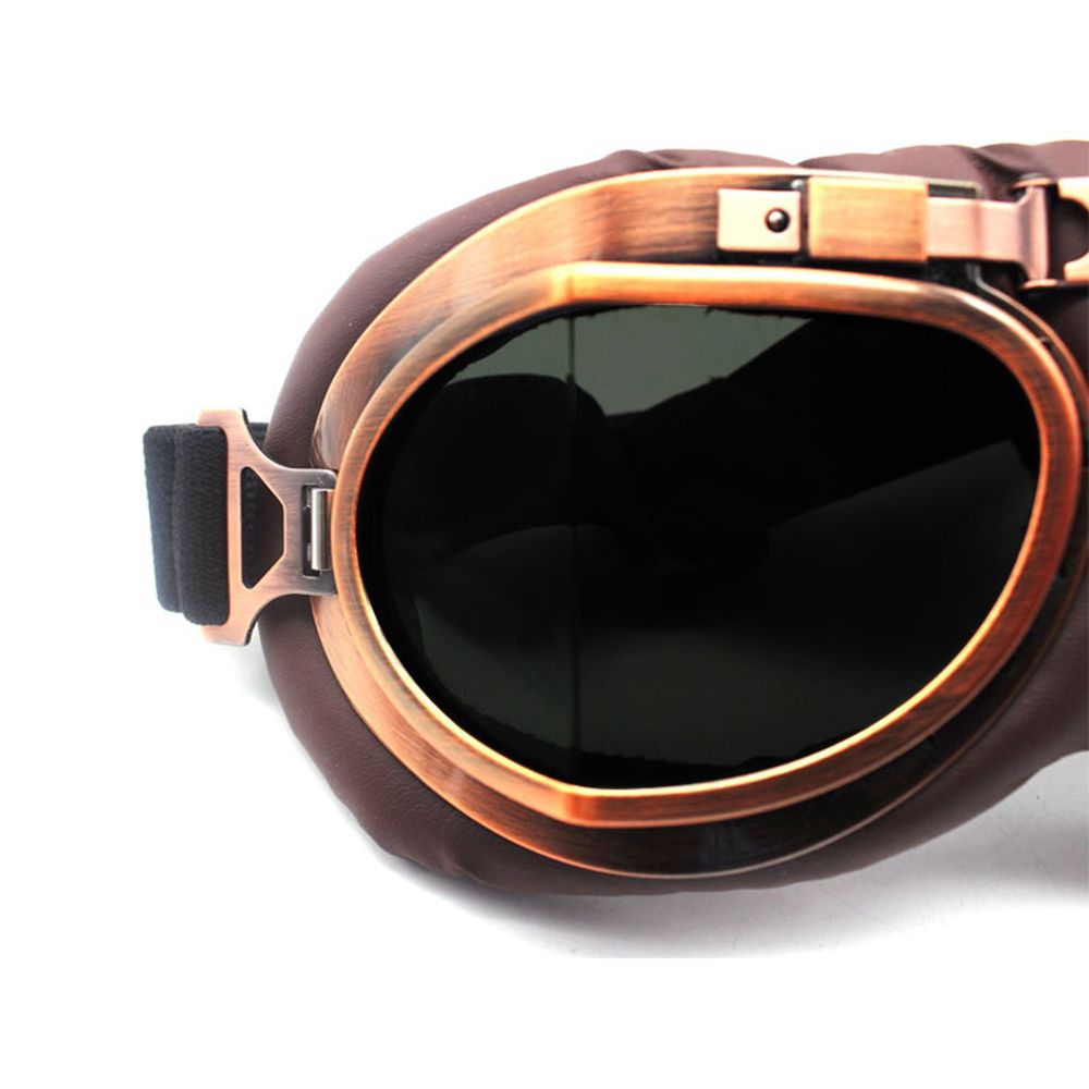 Retro Vintage Pilot Goggles Mo - Vintage Cycling Gear avaliação e preço