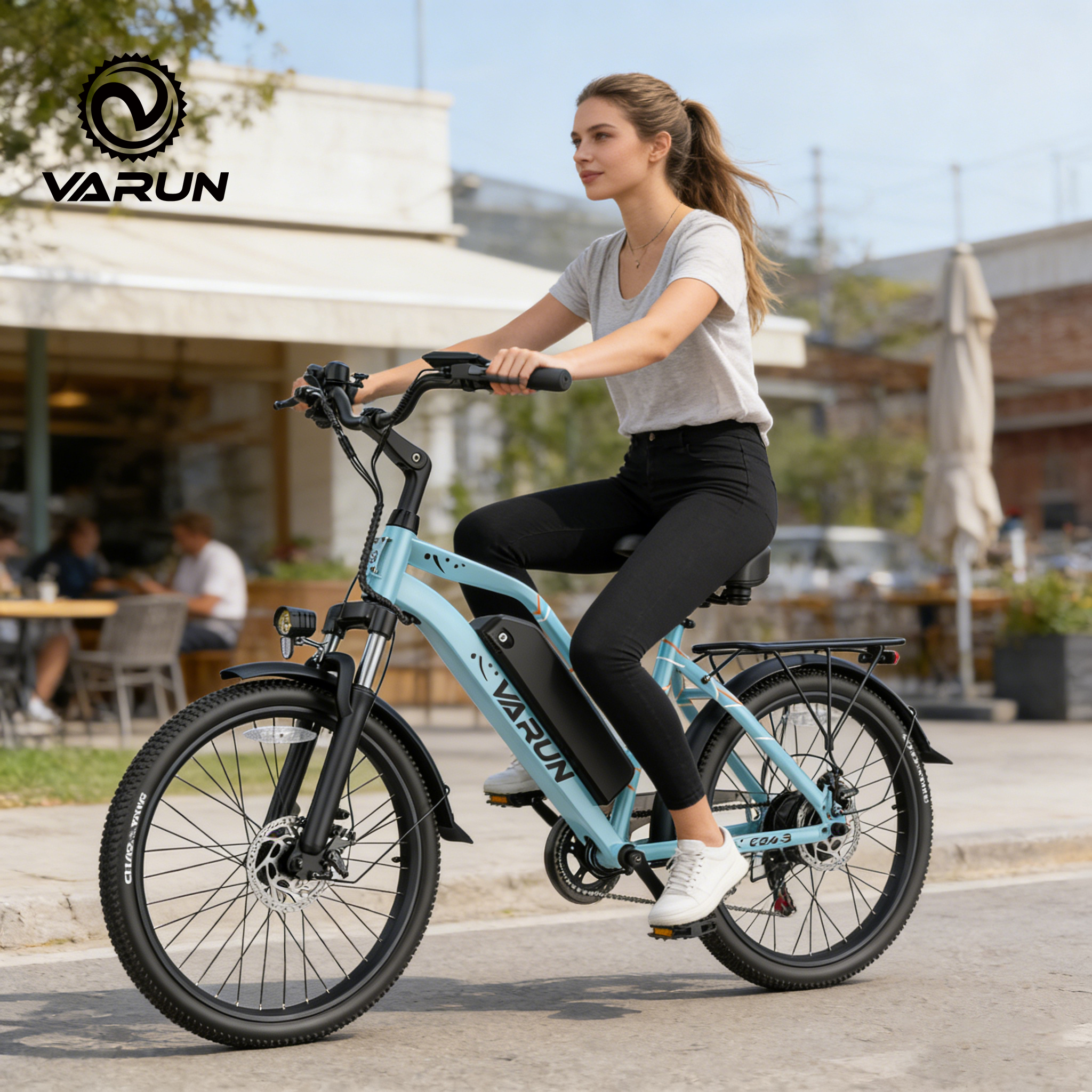 Varun C24-3 Adult Electric Bik - Road Bike Tire avaliação e preço
