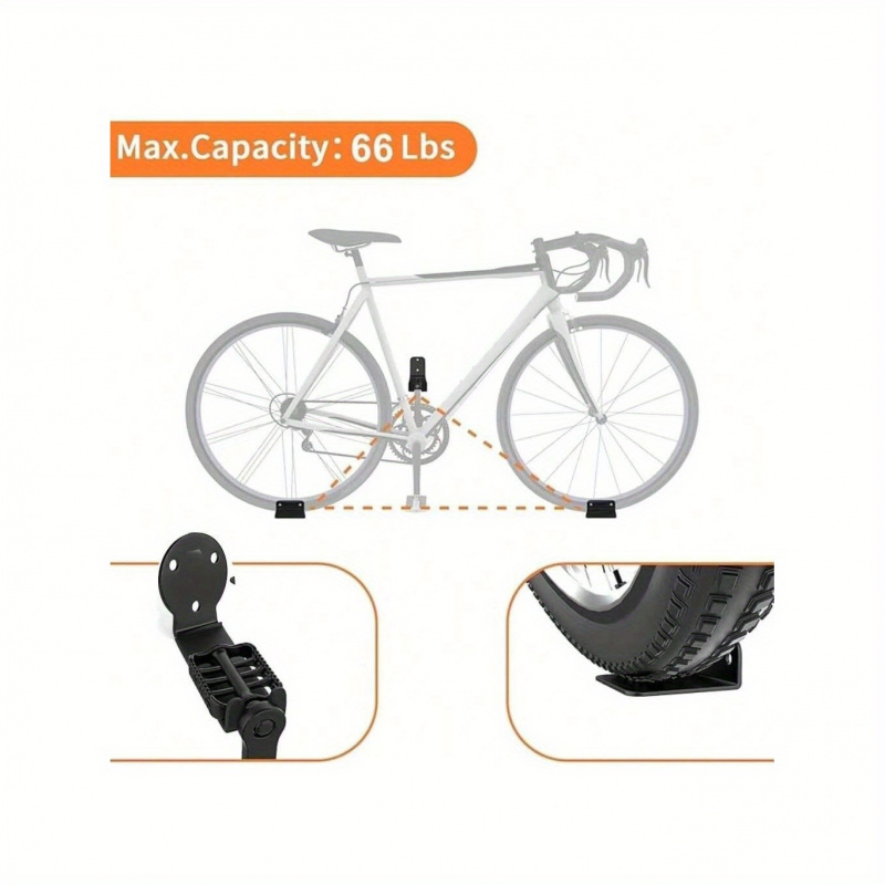 Iron Horizontal Bike Pedal Han - Cycling Gear Hanger avaliação e preço
