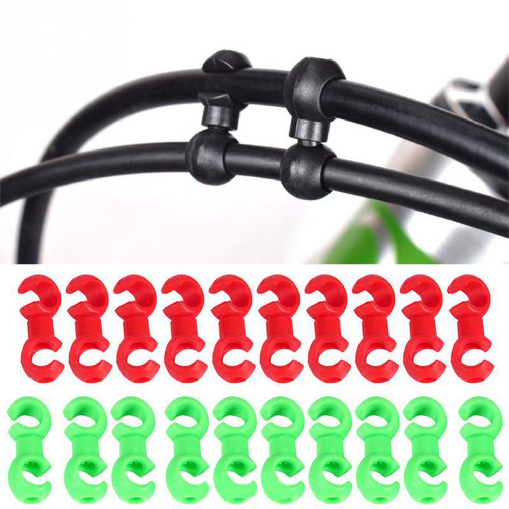10pcs Bicycle Cable Clip Bicyc - Cycling Gear Guide avaliação e preço