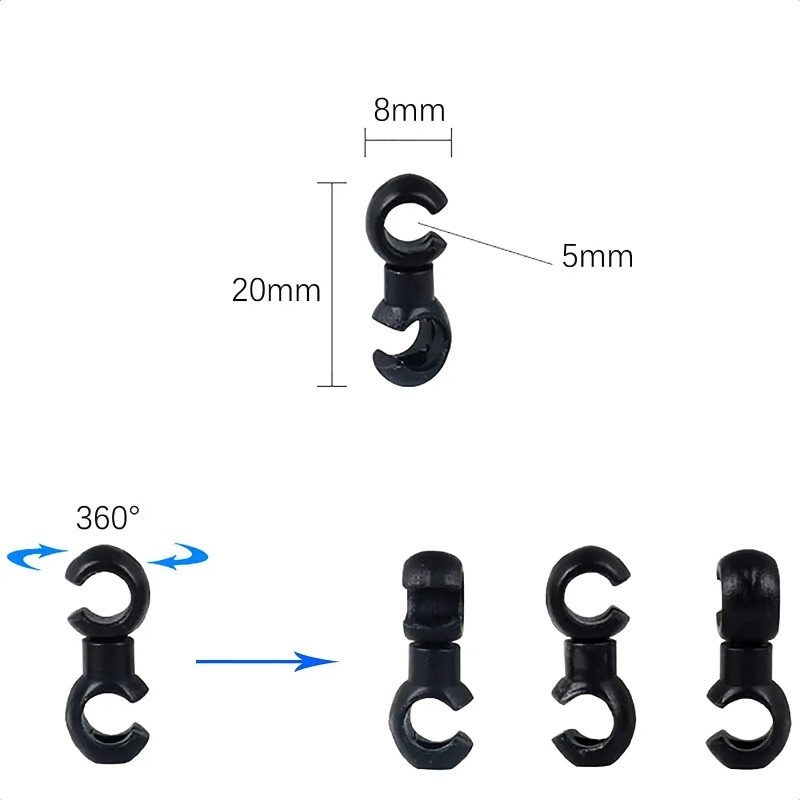 Rotatable MTB Brake Cable Clip - Cycling Gear Guide avaliação e preço