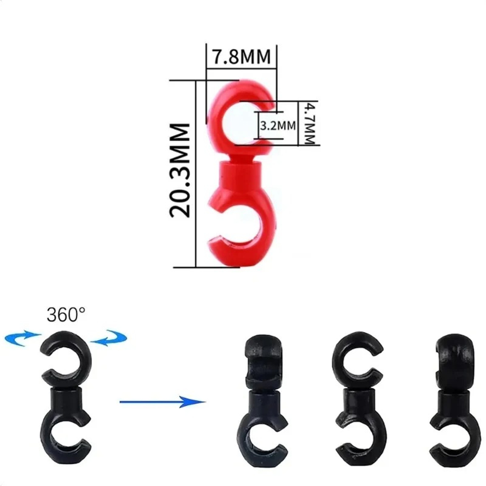 10PCS Rotatable S‑Style Bike C - Cycling Gear Guide avaliação e preço