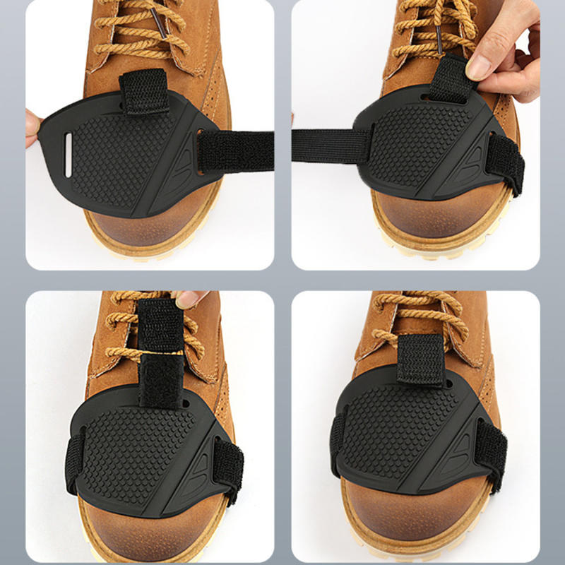 1/2PCS Rubber Motorcycle Shoe  - Cycling Gear Padding avaliação e preço