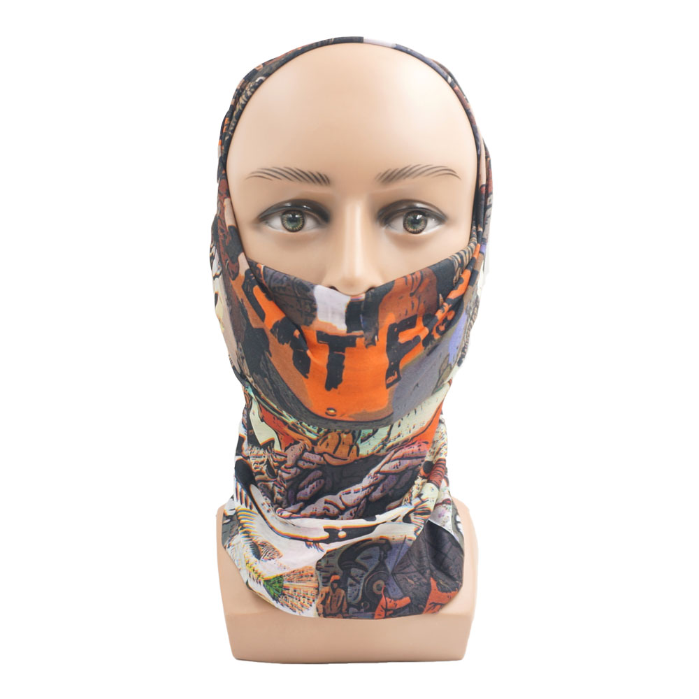 Vintage Art Printing Neck Cove - Vintage Cycling Gear avaliação e preço