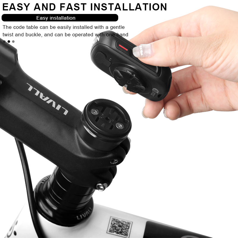RIDERACE Bicycle Computer Hold - Cycling Gear Mount avaliação e preço