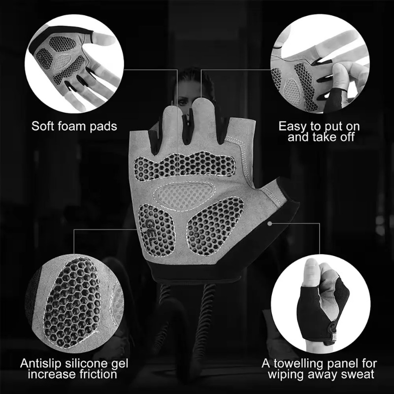 Anti-slip Kids Breathable Cycl - Cycling Hand Gear avaliação e preço
