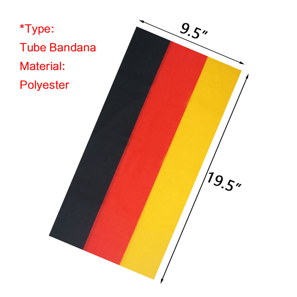 Germany Flag Bandana Neck Gait - Cycling Gear Germany avaliação e preço