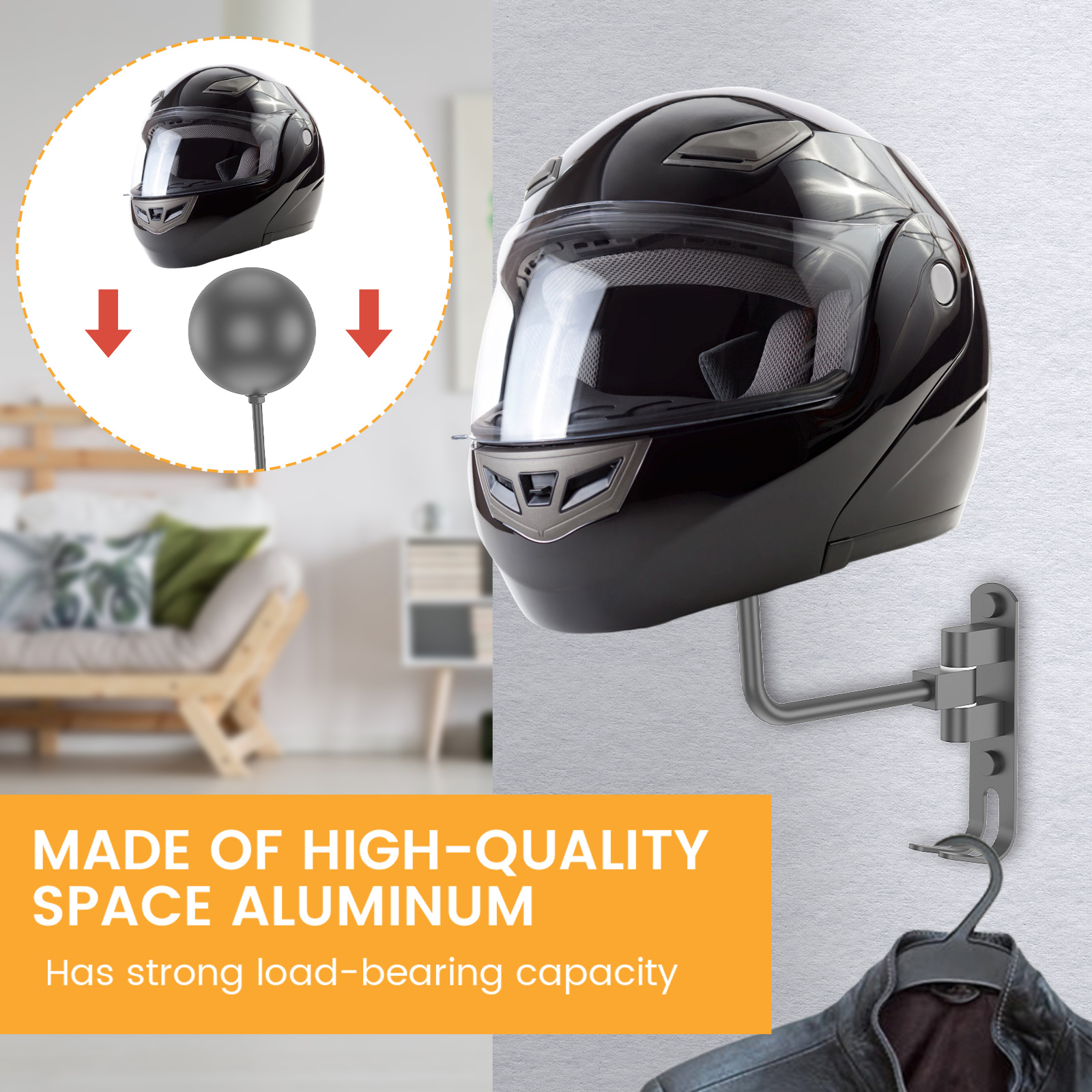 Wall Mount Helmet Holder Motor - Cycling Gear Wall Mount avaliação e preço