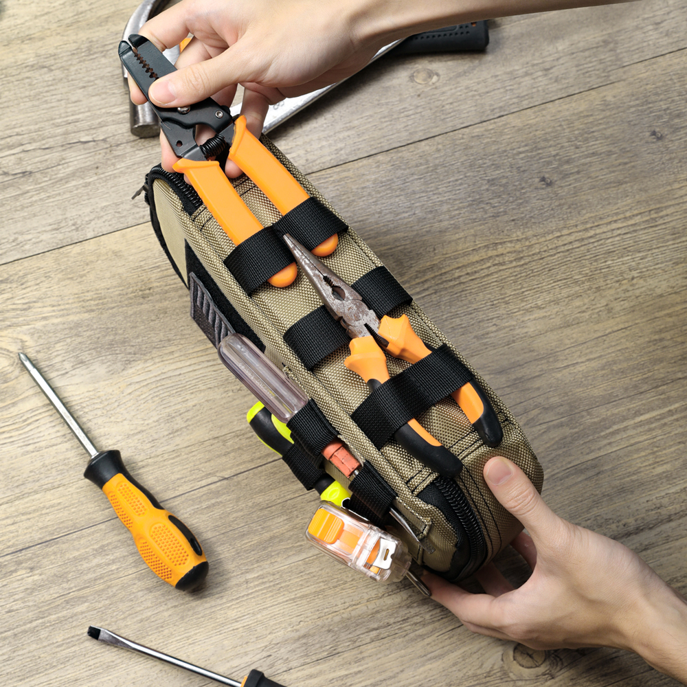 Heavy Duty Small Tool Bag Pouc - Cycling Gear Organiser avaliação e preço