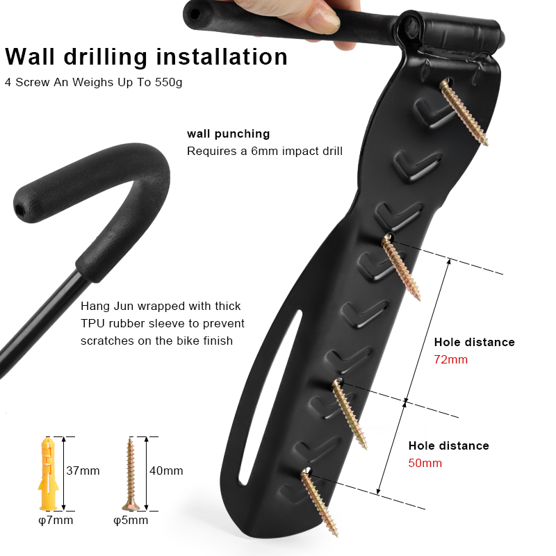 Bicycle Stand Wall Mount Holde - Cycling Gear Wall Mount avaliação e preço