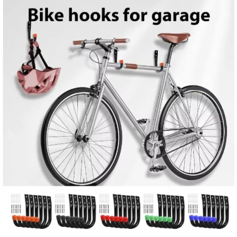 6PCS/Set Bike Wall Mount Hooks - Cycling Gear Organiser avaliação e preço