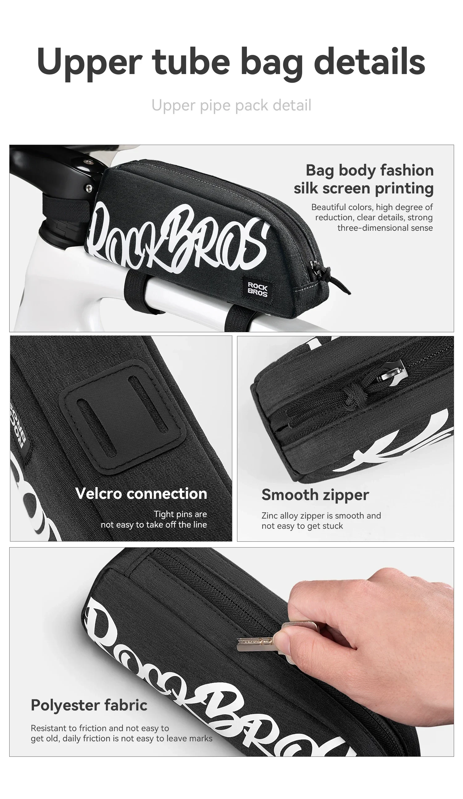 ROCKBROS Lightweight bike fram - Cycling Gear Organiser avaliação e preço
