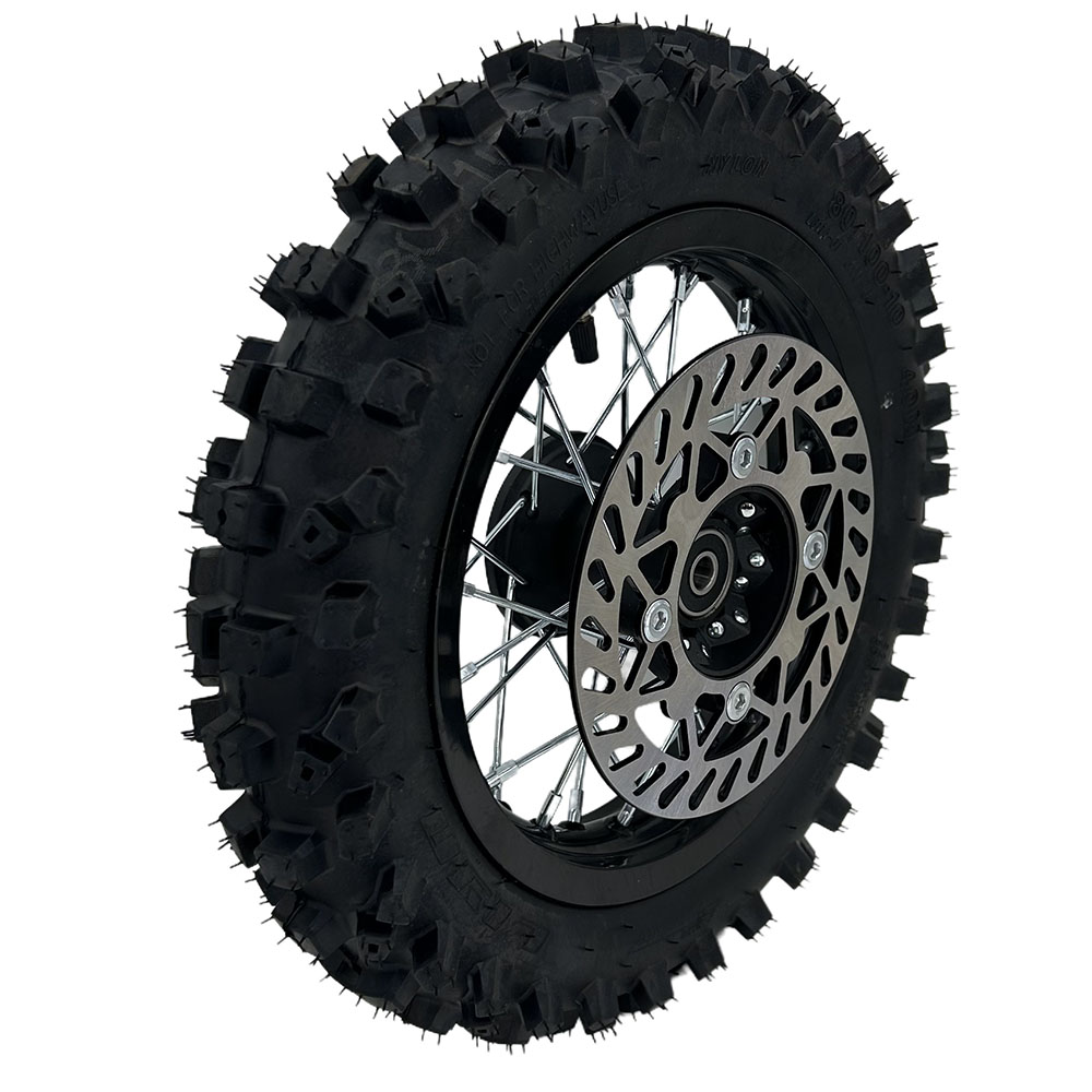 80/100-10 Front And Rear Wheel - Road Bike Tire avaliação e preço