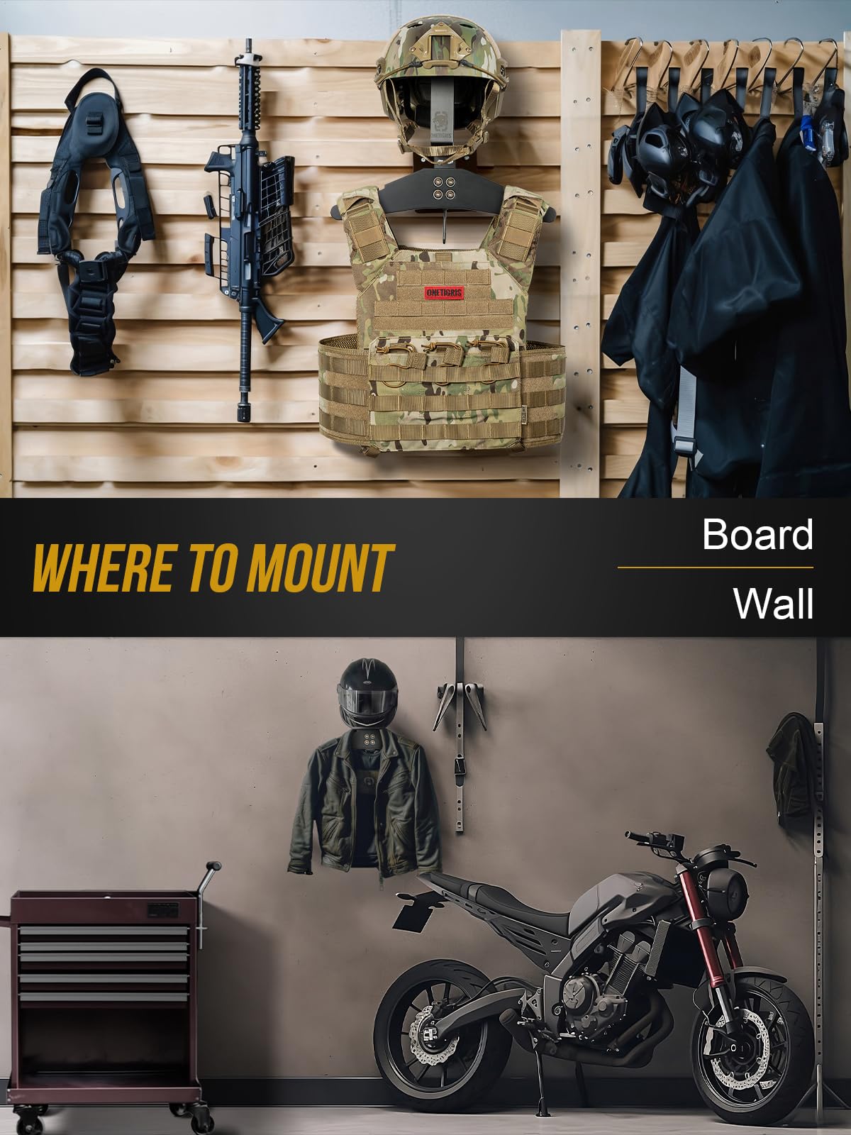 Motorcycle Helmet Holder Wall  - Cycling Gear Wall Mount avaliação e preço