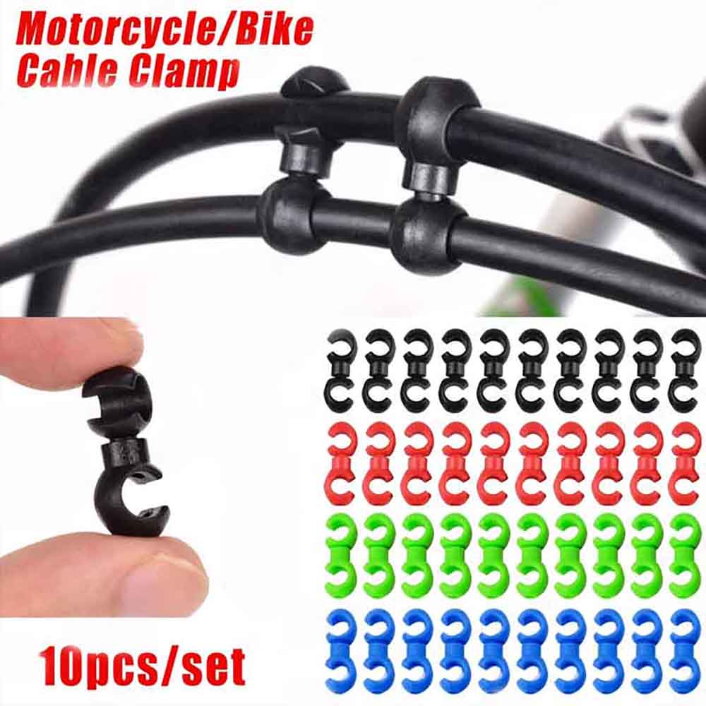 10Pcs Bicycle S Shaped Clips R - Cycling Gear Guide avaliação e preço