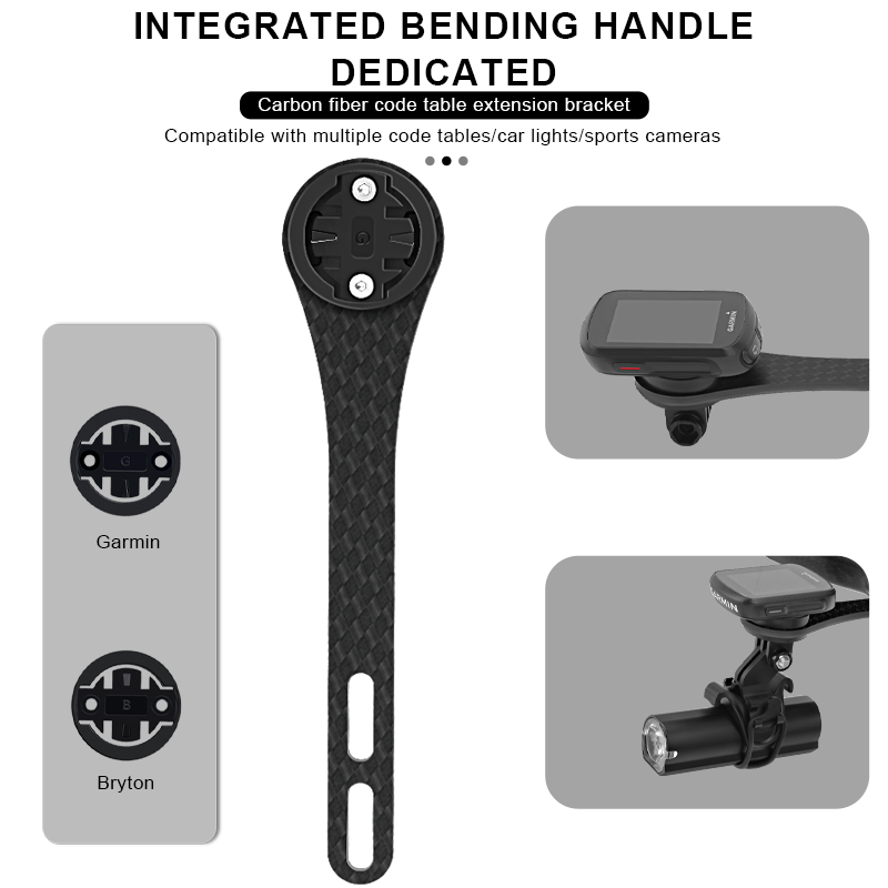 Bike Computer Holder Carbon Fi - Cycling Gear Mount avaliação e preço