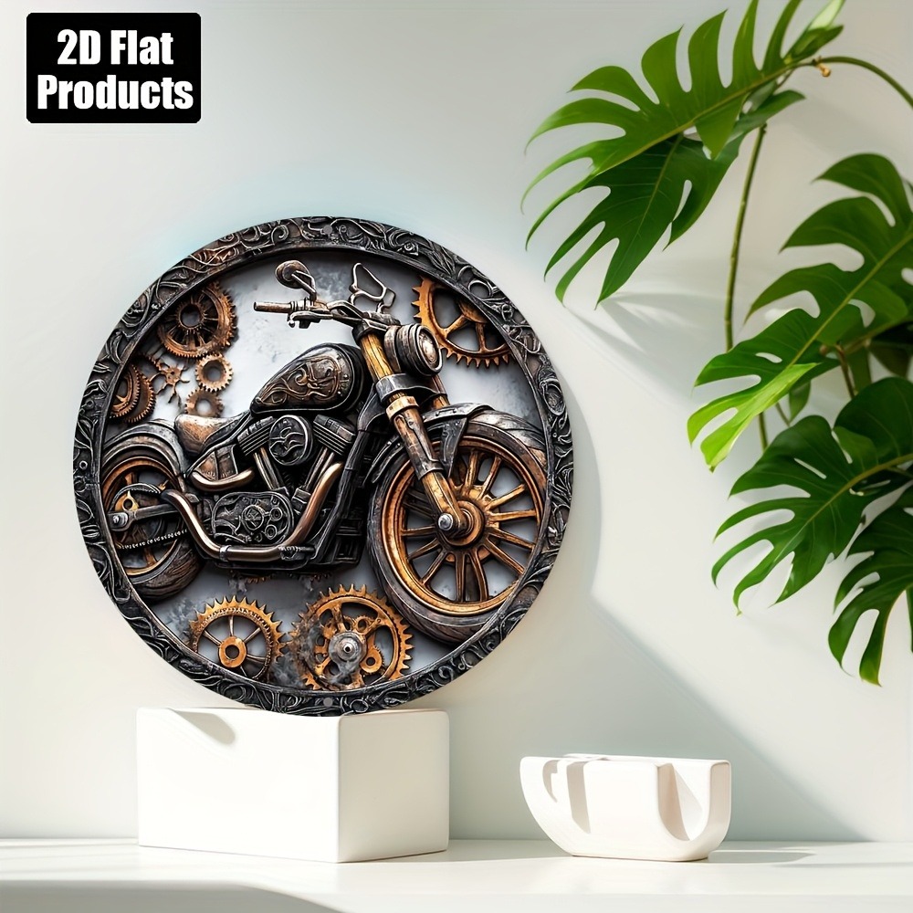 Motor cycle Vintage Metal Sign - Vintage Cycling Gear avaliação e preço