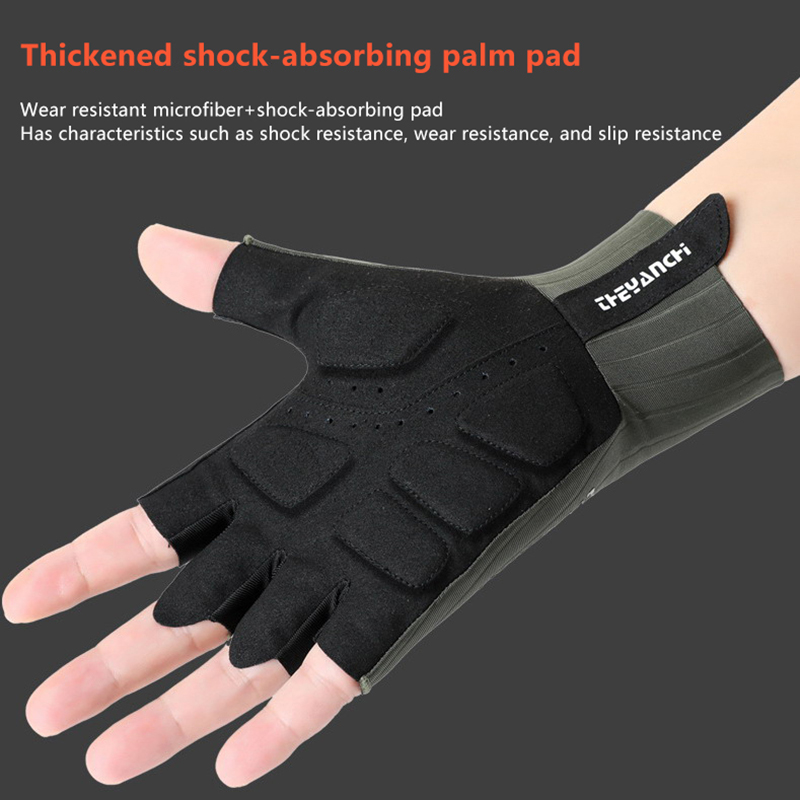 Summer Breathable Half Finger  - Cycling Gear Padding avaliação e preço