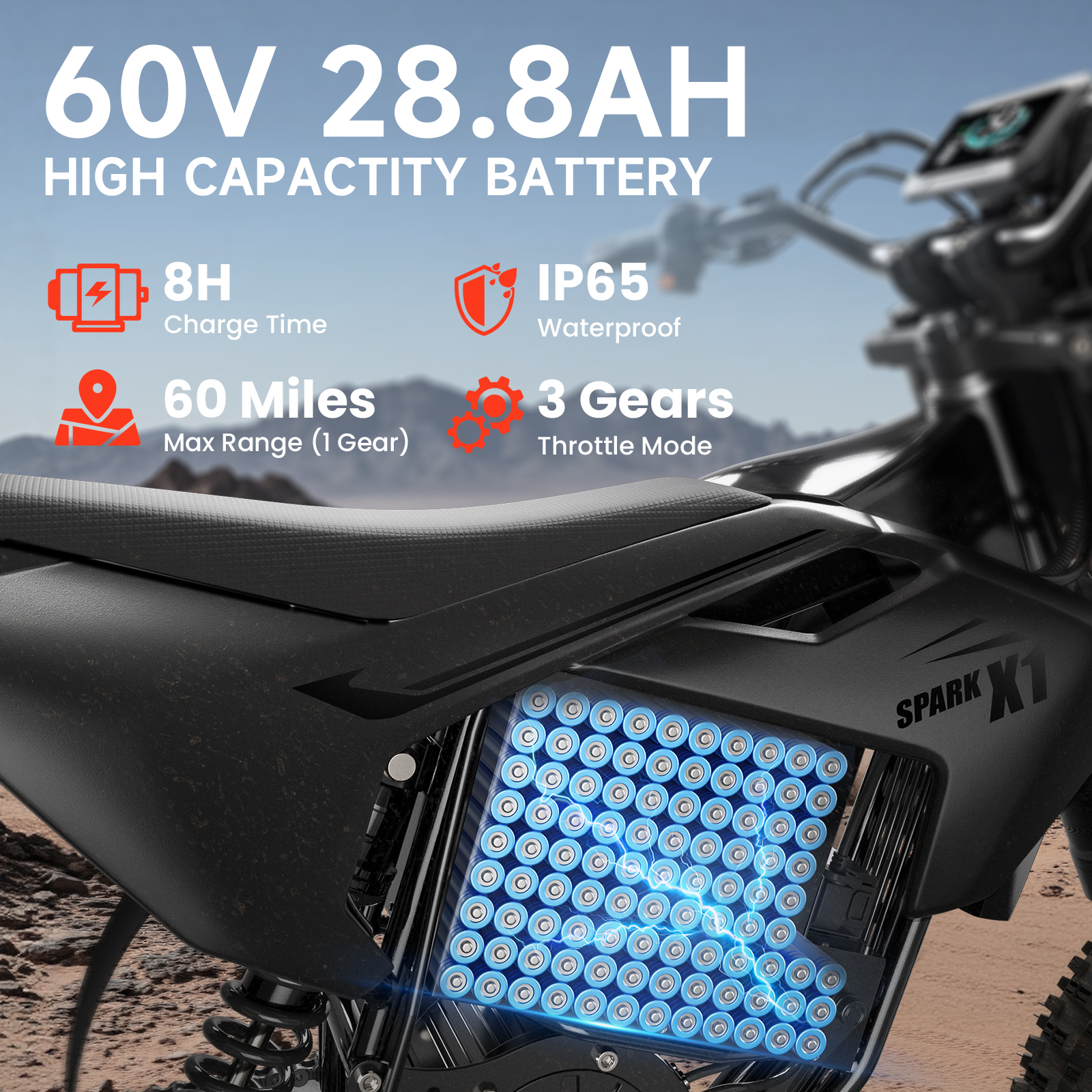 QRONGE X1 Spark Electric Dirt  - Road Bike Tire avaliação e preço