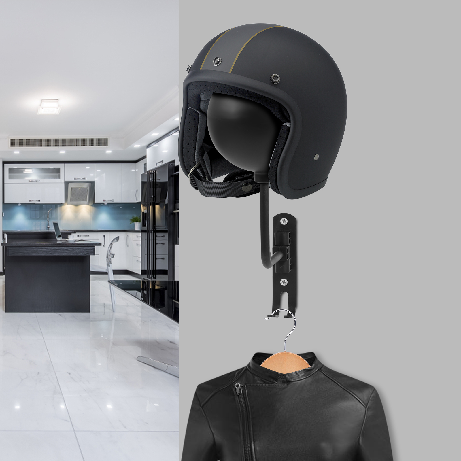 Wall Mount Helmet Holder Motor - Cycling Gear Wall Mount avaliação e preço