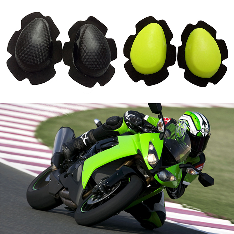New Motorcycle Knee Sliders Pr - Cycling Gear Padding avaliação e preço