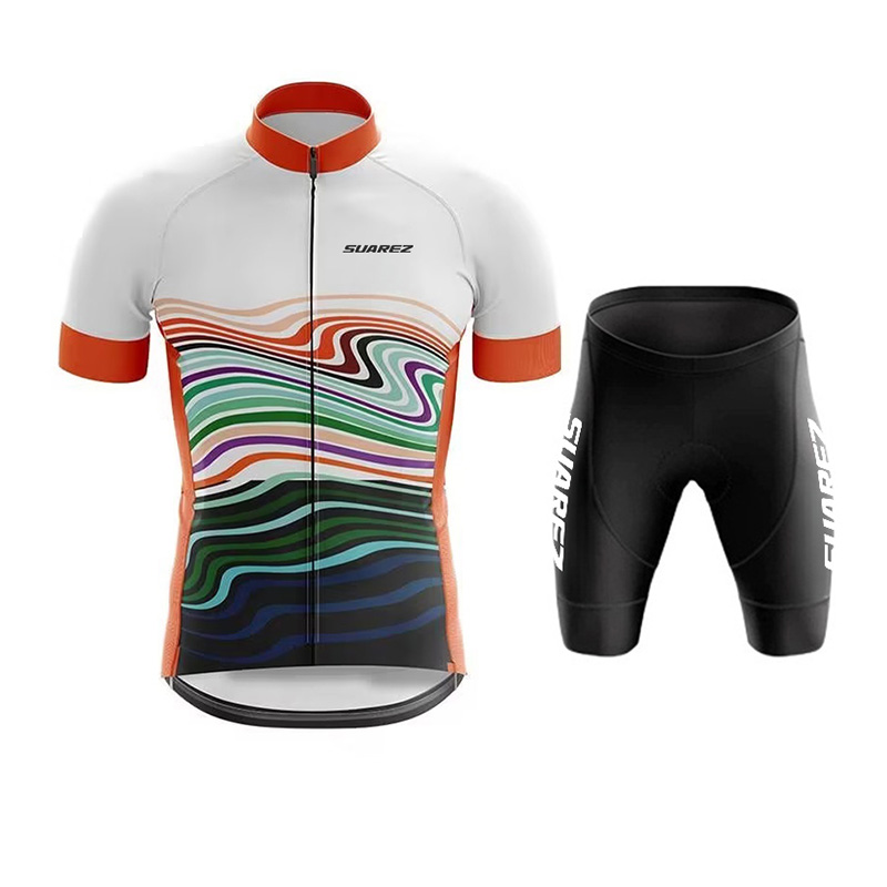 SUAREZ Men's Cycling Jersey Sh - Cycling Gear Padding avaliação e preço
