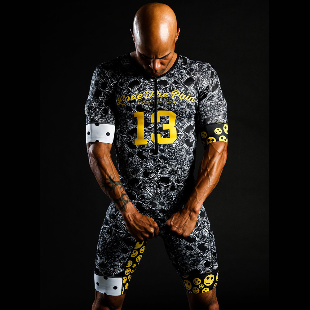 Love The Pain Man Cycling Skin - Triathlon Cycling Kit avaliação e preço