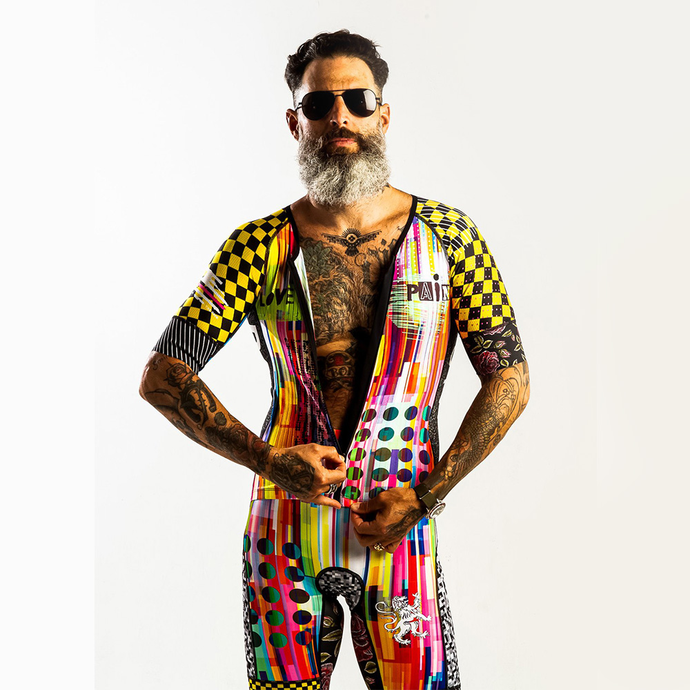 Love The Pain Man Cycling Skin - Triathlon Cycling Kit avaliação e preço