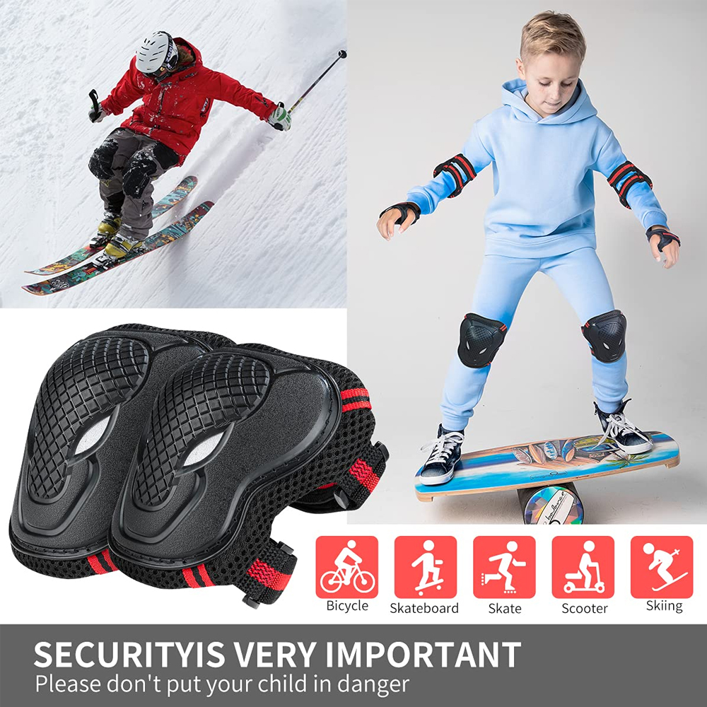 6Pcs/Set Sports Protective Gea - Cycling Hand Gear avaliação e preço