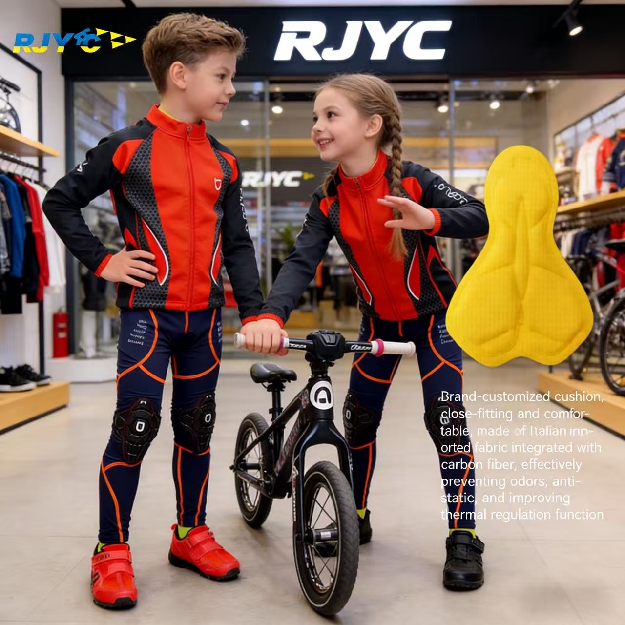 Rjyc Brand Spring and Summer C - Cycling Gear Padding avaliação e preço