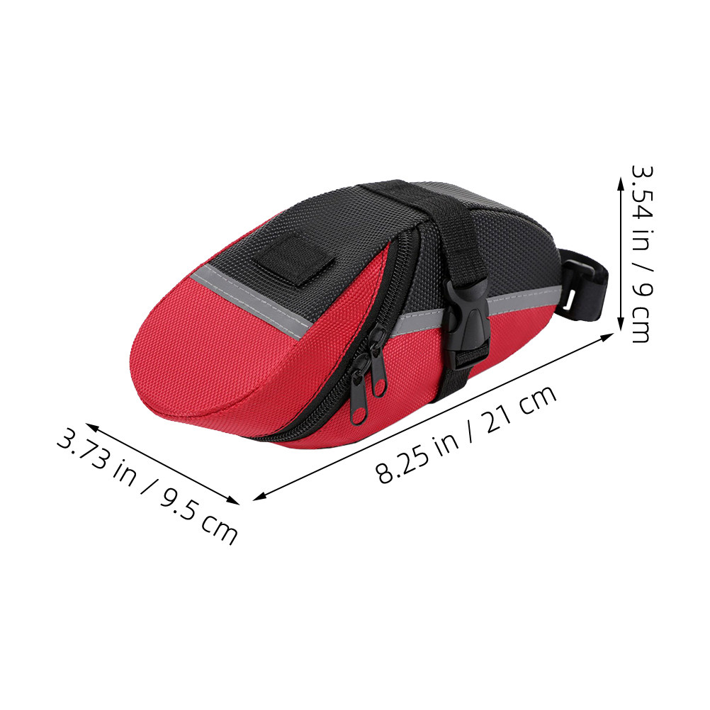 Red Waterproof Bike Saddle Tai - Cycling Gear Organiser avaliação e preço