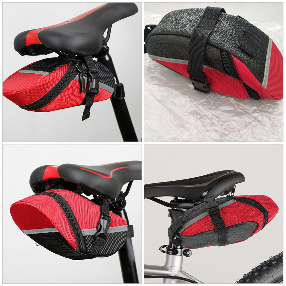 Red Waterproof Bike Saddle Tai - Cycling Gear Organiser avaliação e preço