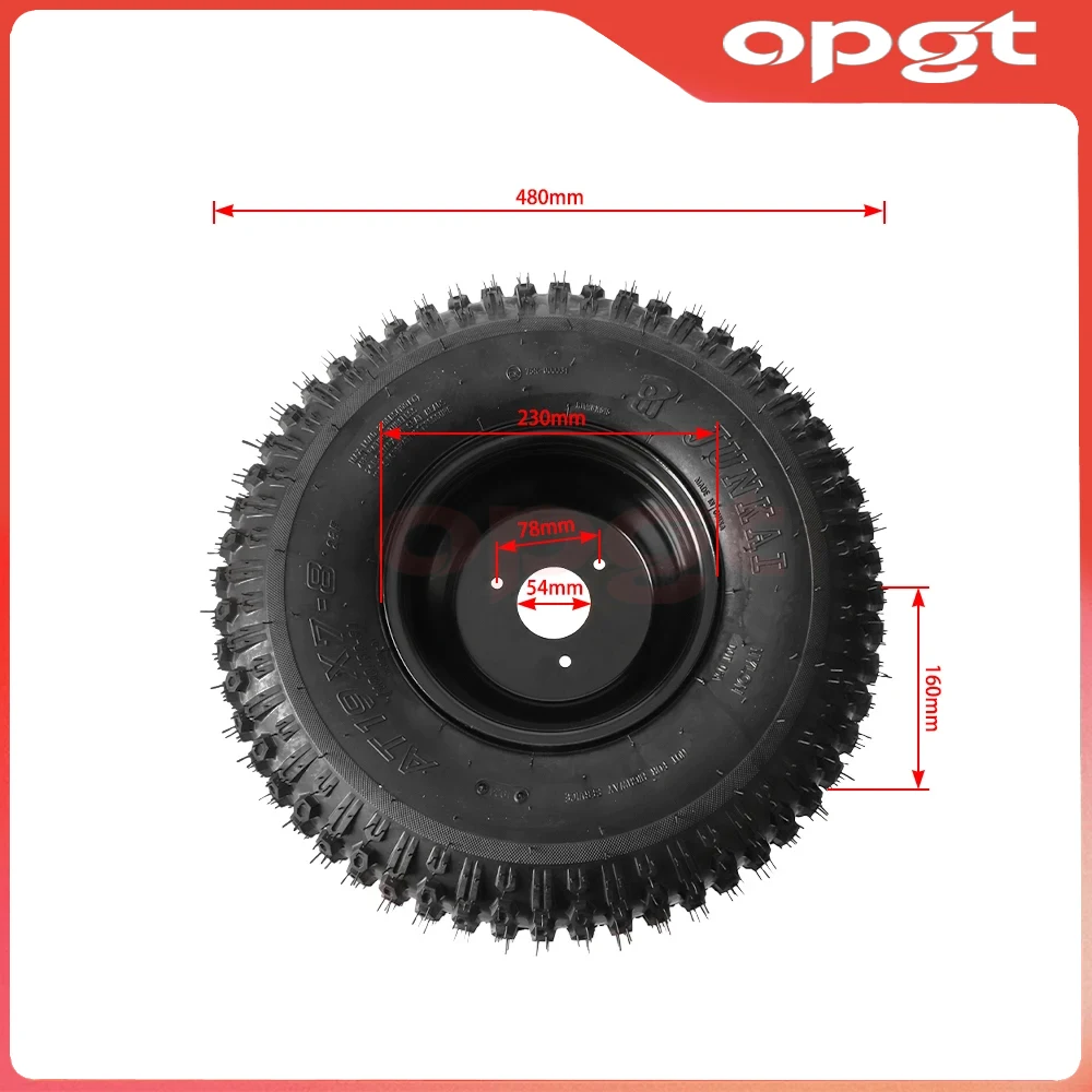 OPGT ATV 19x7.00-8 19x7-8 Inch - Road Bike Tire avaliação e preço