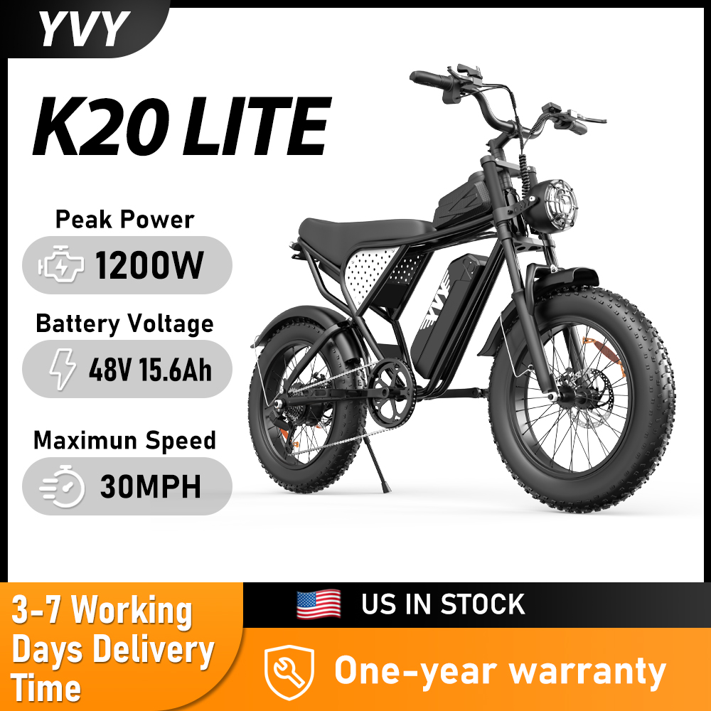 YVY K20 Lite 1200W Electric Bi - Road Bike Tire avaliação e preço