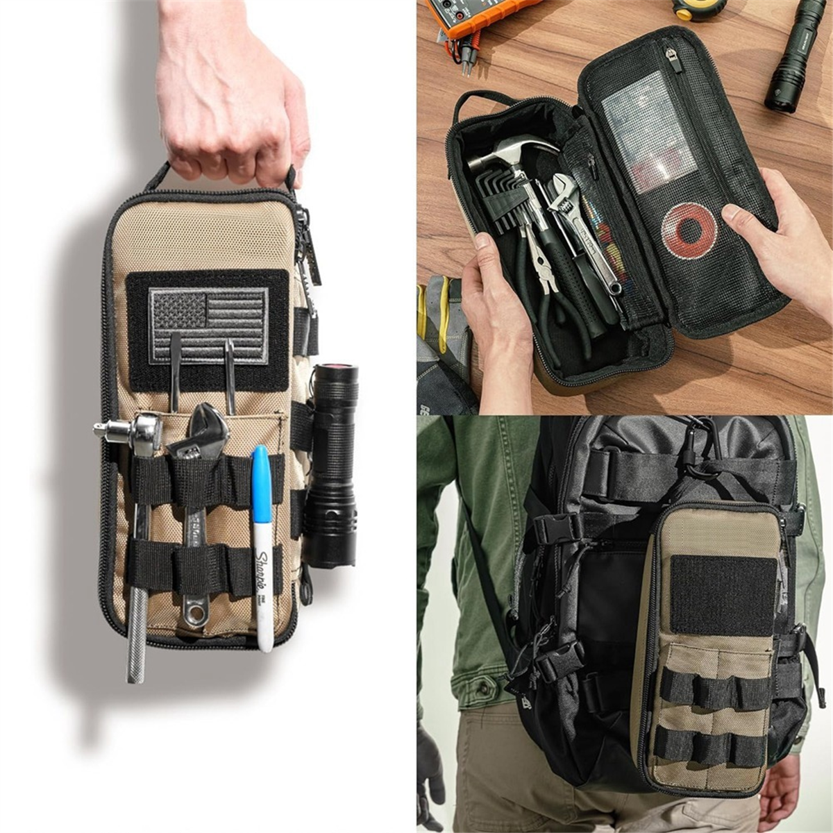 New Heavy Duty Small Tool Bag  - Cycling Gear Organiser avaliação e preço
