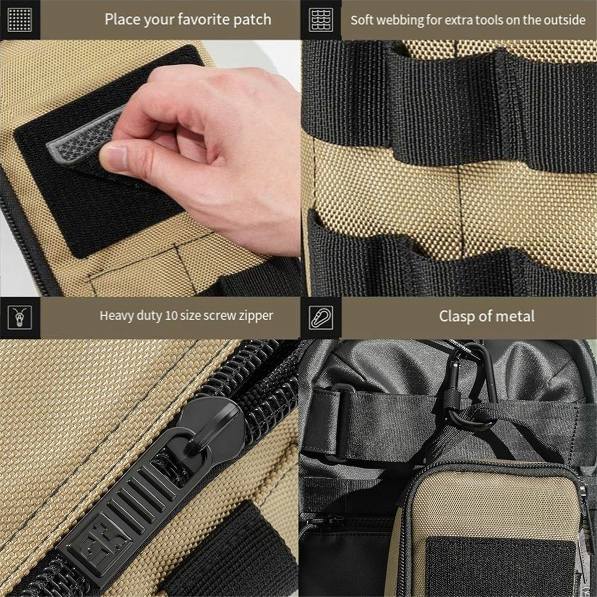 New Heavy Duty Small Tool Bag  - Cycling Gear Organiser avaliação e preço