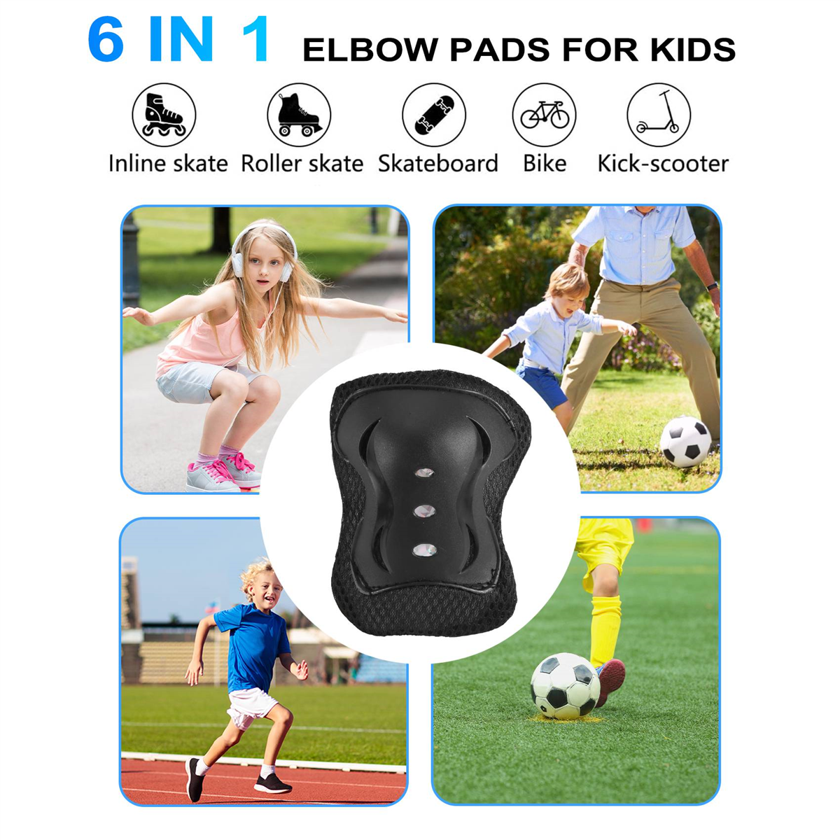 ABAZJ Knee Pad Elbow Pads Guar - Cycling Gear Padding avaliação e preço